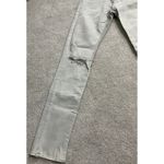 H&M Divided Distressed Skinny Ankle Pants Jeans Gray/White Size 10 #G1.. Photo 1