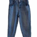 Blue Savvy  High Rise Mom Jeans Light Wash Distressed Size 11/30 Juniors Photo 7