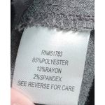 Maurice's Gray Flare Midi Skirt Womens Size 1/2 Career Business Casual Photo 3