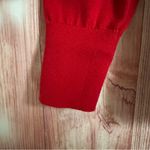 Time And Tru  Women's Red Long Sleeve Hearts Sweater Photo 5