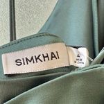 🆕 SIMKHAI Hansel Halter Neckline Maxi Dress Park Slope Green Sz 4 Photo 6
