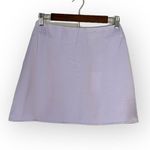 We Wore What  Mini Slip Skirt Women's Small Lavender Satin Charmeuse NWT Photo 2