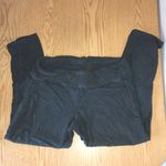 Athleta  Gray Crop Capri Leggings Ruched Size Small Photo 2