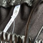 NWT Stylish Black Faux Leather cargo pants Size 2X Photo 5