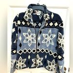 Lavon Vintage  snowflake zip up Sherpa Photo 0