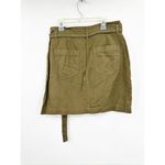 Faherty Palos Verdes Skirt in Olive Green Belted Size 6 Photo 2