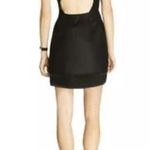 Halston Heritage  Little Black Cotton and Silk Blend Dress Size 4 Photo 2
