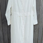 Anthropologie  White Long Sleeve Dress Photo 0