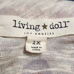 Living Doll  Los Angeles Long Sleeve Blouse Size 1X Photo 3