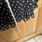 Shelby & Palmer  Women’s Black Polka Dot Ruffle Dress size 10 Photo 3