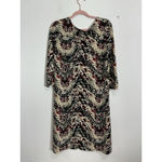 Womans Effortless Style By Citi Knits Multicolor Geometric Midi Dress Medium Photo 1