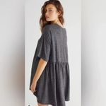 Free People FP Beach Stone Harbor Oversized Cover Up Dress in Charcoal Gray Size XS Photo 2