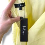 Lulus  NWT Reed Light Yellow Tiered Lace A-Line Open-Back Flowy Maxi Dress XS Photo 8