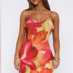 White Fox Boutique NWT Roman Mini Dress Tropical Bloom Photo 0