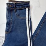 ZARA Trafaluc Denim Collection Striped Jeans Photo 1