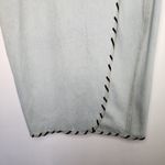 Baccini Vintage Light Denim Wrap Skirt with Black Whip Stitch Accent Photo 2