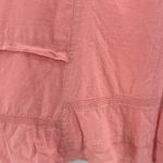 Requirements  Pink Midi Skirt L linen blend lined summer vacation office a-line Photo 7
