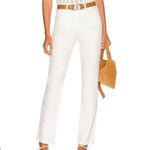 MOTHER High Waisted Rider Ankle White Jeans Size 27 Photo 6