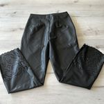 Isaac Mizrahi  Live! Regular Perforated Hem Faux Leather Pants Black 10T NWOT Photo 6