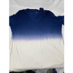 Torrid  Hoodie Super Soft‎ Lips Tie Dye Navy Blue Ombre Sz 2 (2X) Photo 2