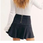 Free People Size 4  Women's Highlands Denim Skirt Black BNWT Photo 3