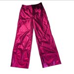 BLANK NYC  Faux Leather The Franklin Pink Metallic Pants Size 29 Photo 1