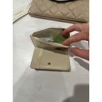 MNG Wallet and Vegan Leather Quilted clutch Wristlet Beige Tan Photo 1