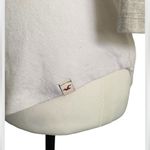 HOLLISTER Sequin Raglan Burnout Baseball Tee Shirt Y2K Vibes XS White Photo 1