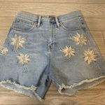 J.Crew  Point Sur floral embroidered high rise cut off shorts sz 25 Photo 8