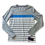 Tommy Hilfiger Sport Cotton Long Sleeve Striped Color Block Crewneck T-Shirt S Photo 0