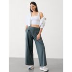 Athleta New 12 Pinnacle High Rise Cargo Trouser Eden Blue Size 12 Photo 4