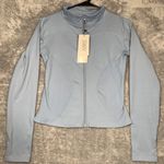 Dazy Women’s Full Zip Jacket Blue Size XL Long Sleeve Activewear Athleisure Photo 0