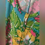 Lilly Pulitzer Britton Blue Big Flirt Floral Print Short Sleeve Dress Photo 2