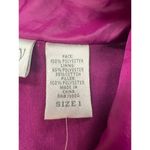 Chico's NWT Zenergy By Womens Pink Shimmer Romana Ruched Zip Puffer Vest Size Photo 6