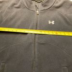 Under Armour Black Full Zip Fleece Cold Gear Semi Fitted Women Sz XL Photo 6