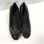 Easy Spirit Wedge Black Dawnette Perforated Wedge Ballet Pumps Sz 9.5 M EUC Photo 4