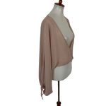 Topshop  10 Pink Blouse Long Sleeve Y2K Workwear Officewear Feminine Chic Photo 3