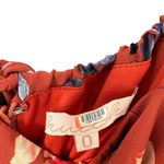 Hutch Declan Brown Floral Crepe Sleeveless Square Neck Sun Dress Size 0 Photo 6