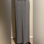 Exist EUC  Gray and White Striped Maxi Dress size large Photo 3