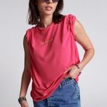  Fluorescent Pink Glow One Teaspoon Logo Tee Shirt NWT Size XXL Photo 0