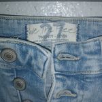 Free People We The Free 25x27 Distressed High Waisted Button Fly Skinny Ankle Jeans Photo 4
