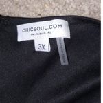 Chicsoul women's dress sparkly black gold 3x Photo 1