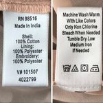 Coldwater Creek New Circle Eyelet Top Black Embroidered Overlay With Nude Lining Photo 12