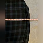 Madewell  Lightspun Bubble-Sleeve Top in Plaid Dark Baltic size 4X Photo 4