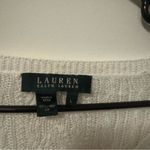Ralph Lauren Lauren  White linen Sweater large Photo 2