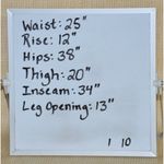 Vintage Rockies Slim Ladies Black Denim Straight Leg Jeans Size 28/7 Long Retro Photo 9