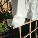 Talbots  Stretch White Jean Jacket 6 Photo 2