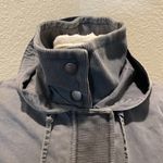 Melrose and Market Gray Women’s Zipper Jacket Hooded High Collar EUC Sz XS Photo 62