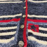 Christopher & Banks  Hand Embroidered USA Patriotic Flag Sweater Vest Women Small Photo 2