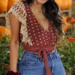 Free People butterfly sleeve crop Photo 0